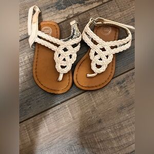 Kids Braided Sandals - Cream